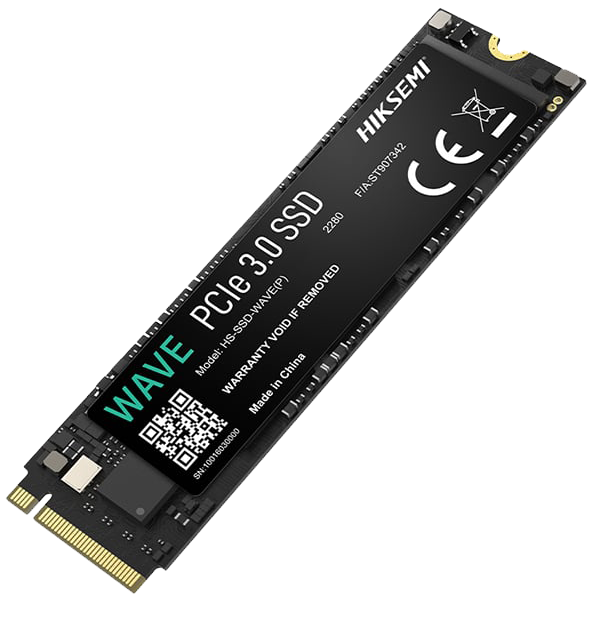 Hiksemi Wave Hard Disk , PCIe 3.0, NVMe M.2 , SSD , Internal For Pc , 512 GB , Black , HS-SSD-WAVE(P)