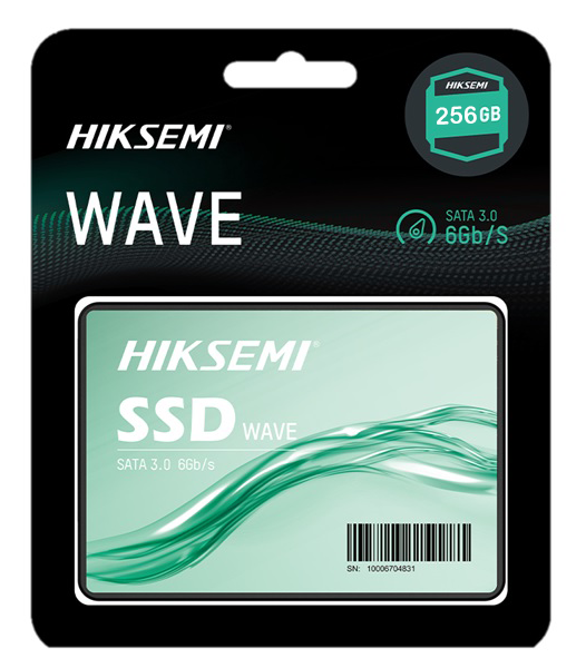 Hiksemi Wave Hard Disk , SATA 3.0 , 2.5 " SSD , Internal For Laptop , 256 GB , Speed  6GB-S , Green , HS-SSD-WAVE(S)