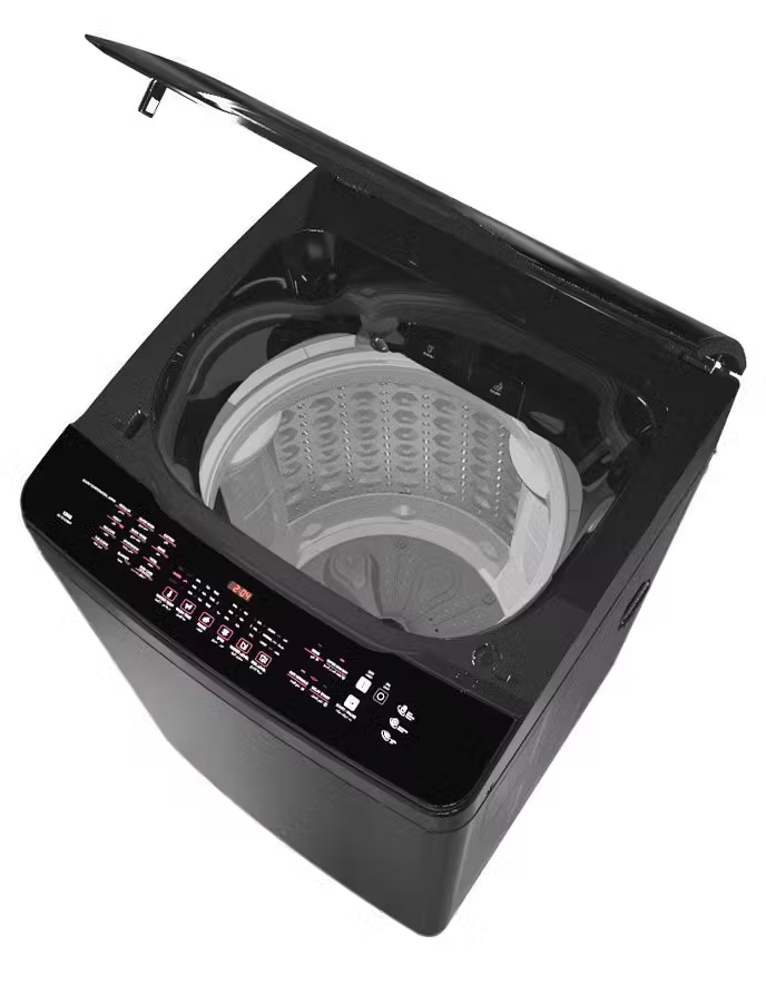 Sharp Full Automatic Washing Machine, 17 kg, Digital Control Panel, Inverter, Pump, Black, ES-TD17GBKP