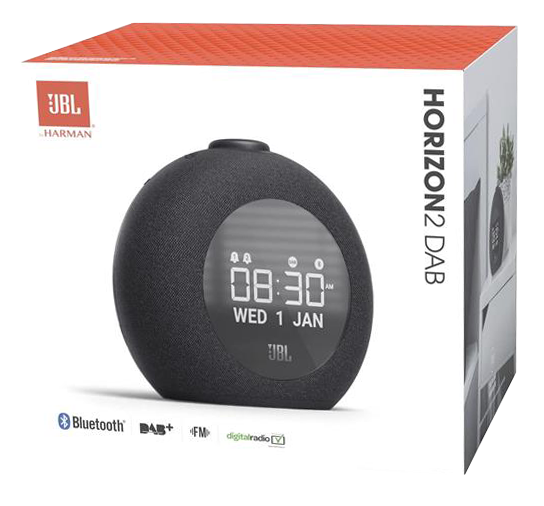 JBL Horizon 2 Speaker, Bluetooth ,Radio & Alarm Clock , Night Light , DAB , BLACK