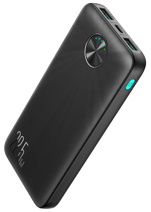 باور بانك جوي روم، شحن سريع، 10000 مللي أمبير، 22.5 وات PD، أسود، JR-PBF15