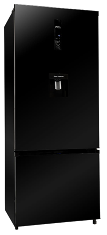 Unionaire Refrigerator, No Frost, 505 Liter , Digital Touch Screen, Bluetooth, With Dispenser , Black Glass Door, URN-700CLBLG1A-DTHRBWSM