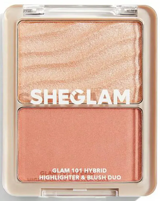 SHEGLAM GLAM 101 HIGHLIGHTER & BLUSH DUO, VIENNA