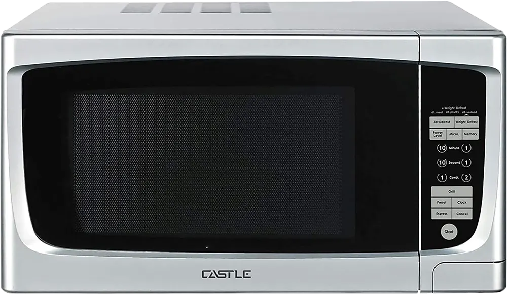 Microwave Castle, 43L, 1000W, Digital, Grill, Silver, MW6143