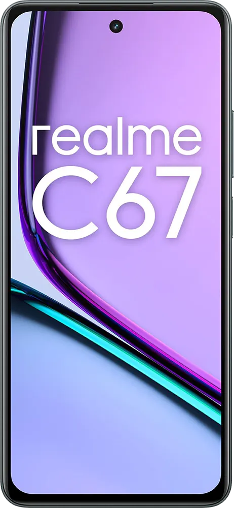 Realme C67 Dual SIM, 128GB Memory, 6GB RAM, 4G LTE, Black Rock