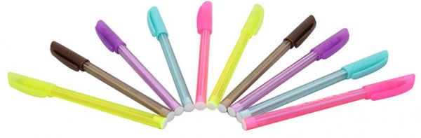 Prima Flash Ballpoint Pen, Set Of 10 Assorted Colors
