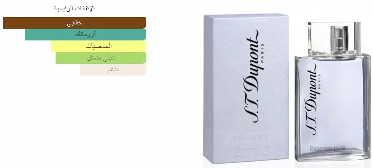 عطر اسنس بيور من اس تي ديبون للرجال او دو تواليت , 100 مل (تستر)