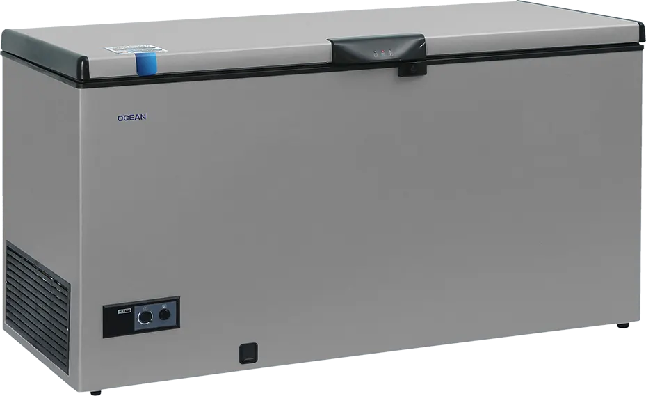 ديب فريز افقي اوشن، 490 لتر، ديفروست، شاشة ديجيتال ، مزود بمروحة داخلية بالباب ، فضي، NJ65 TLLSA+WFS