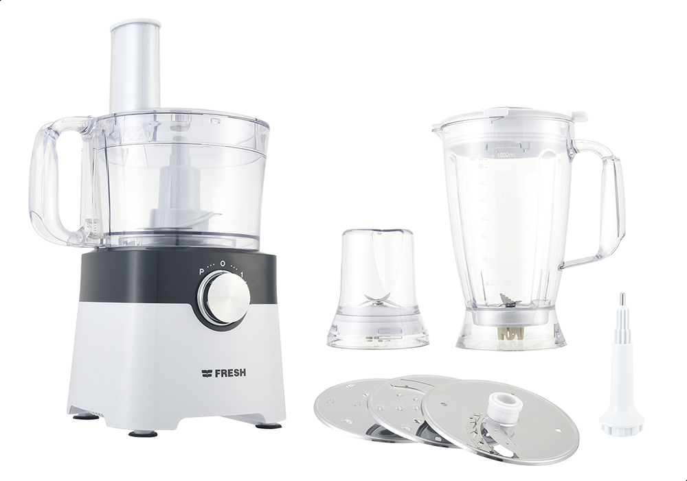Fresh Food Processor , 1000 Watt , 2 Liter , 27 Function, White , FP402