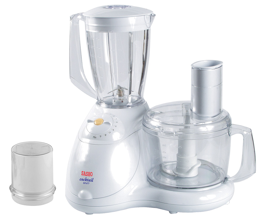 محضرة طعام كهربائية ساشو، 1000 وات، 1.5 لتر،أبيض، SH677