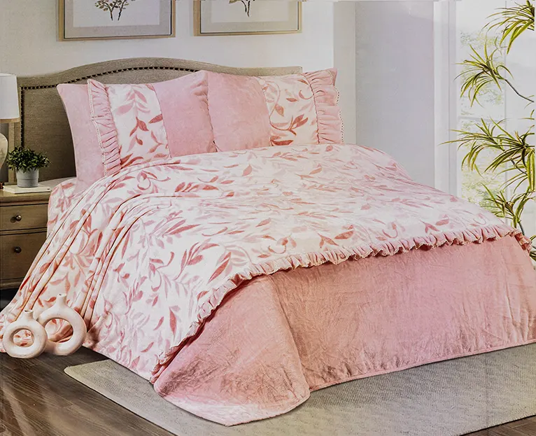 دفايه جوفيا ساره، 4 قطع ، مقاس 240 *220 سم ، متعددة الألوان