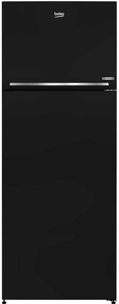 ثلاجة بيكو نوفروست، 408  لتر، 2 باب، انفرتر، أسود، RDNE448M20B
