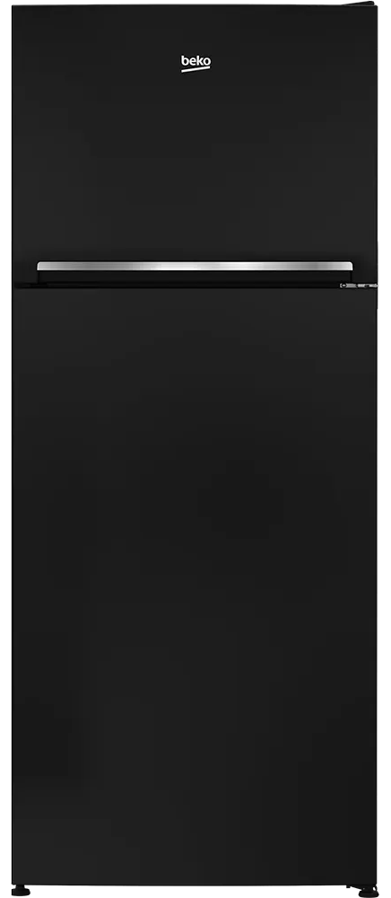 ثلاجة بيكو نوفروست، 367 لتر، 2 باب، اسود، RDNE430K12B