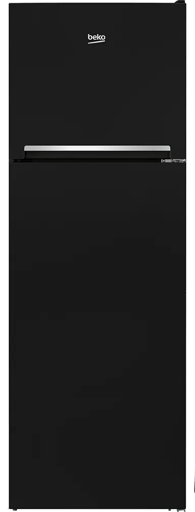 Beko Refrigerator, No Frost, 340 Liters, 2 Doors, Black, RDNE340K22B
