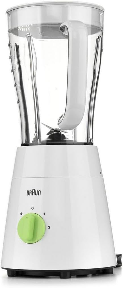 Braun Electric Blender , 500 Watt , 1.75 Liter , With Mill , White, (With Raya Warranty), JB0115WH