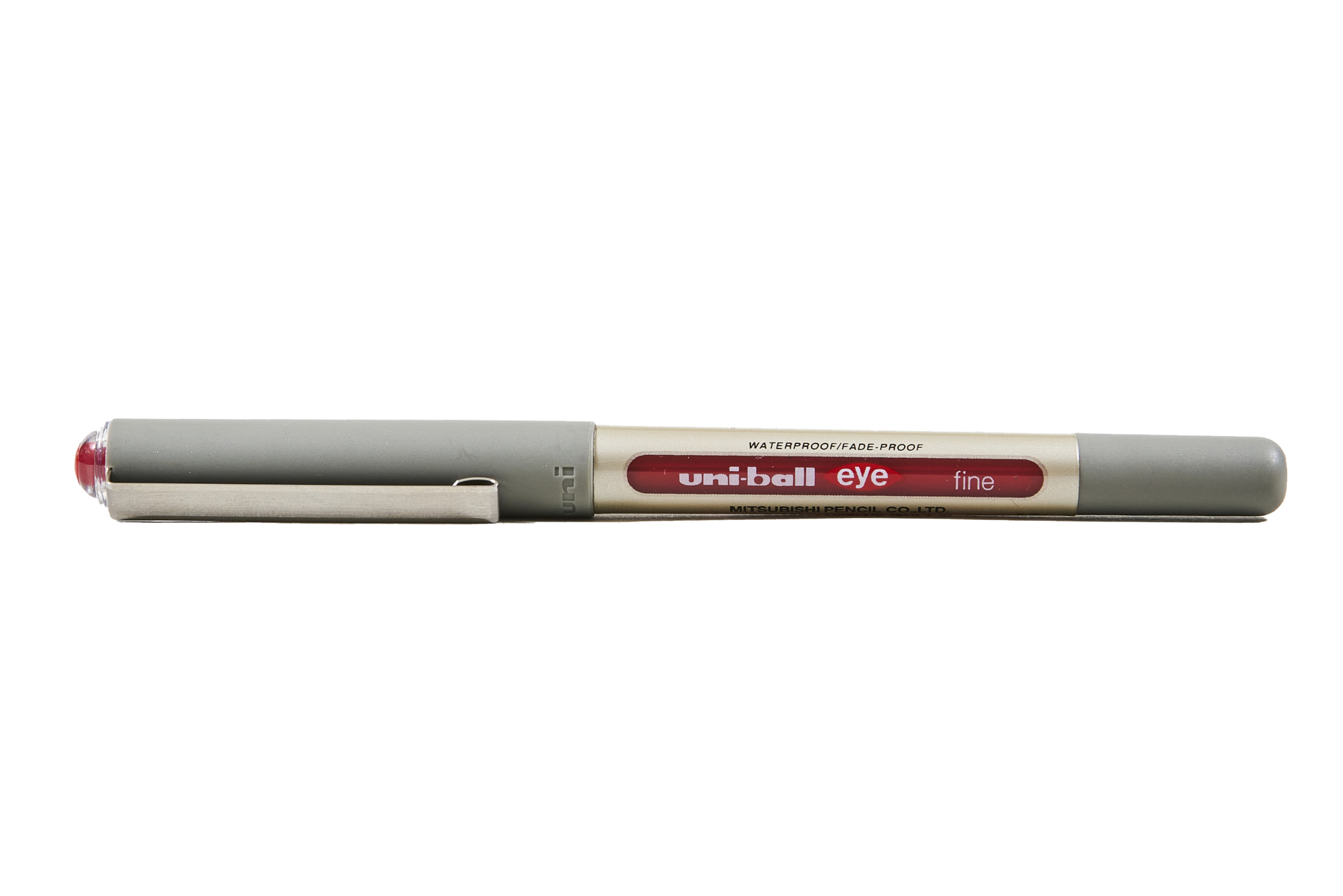 Uniball Rollerball pen, 7mm, Red, 157