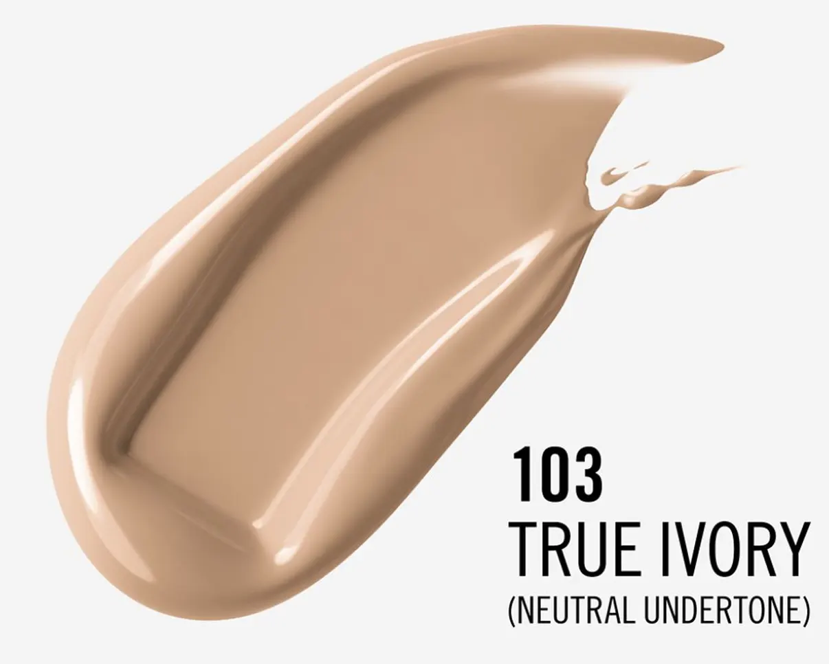 RIMMEL LASTING FINISH 35HR FOUNDATION, 103 TRUE IVORY