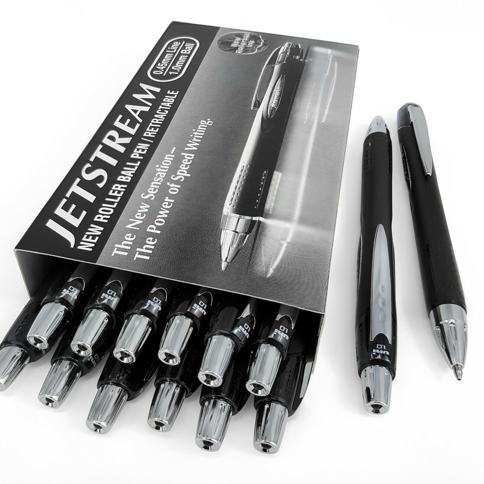 قلم حبر جاف يوني، 1 ملم، أسود، SXN 210