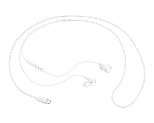 Samsung Type-C Earphones Sound By AKG , USB-C , White , EO-IC100BWEGWW