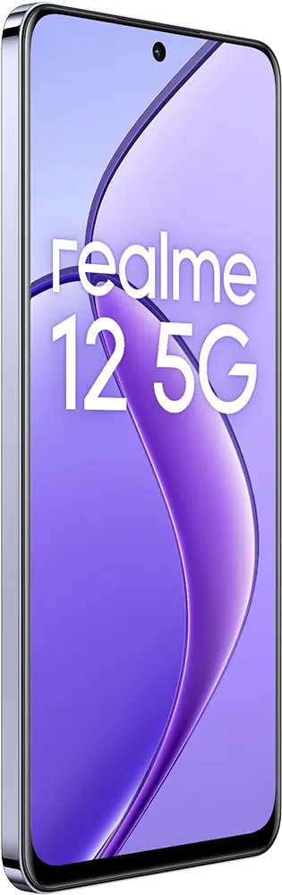 Realme 12 Dual SIM, 256GB Memory, 8GB RAM, 5G, Twilight Purple