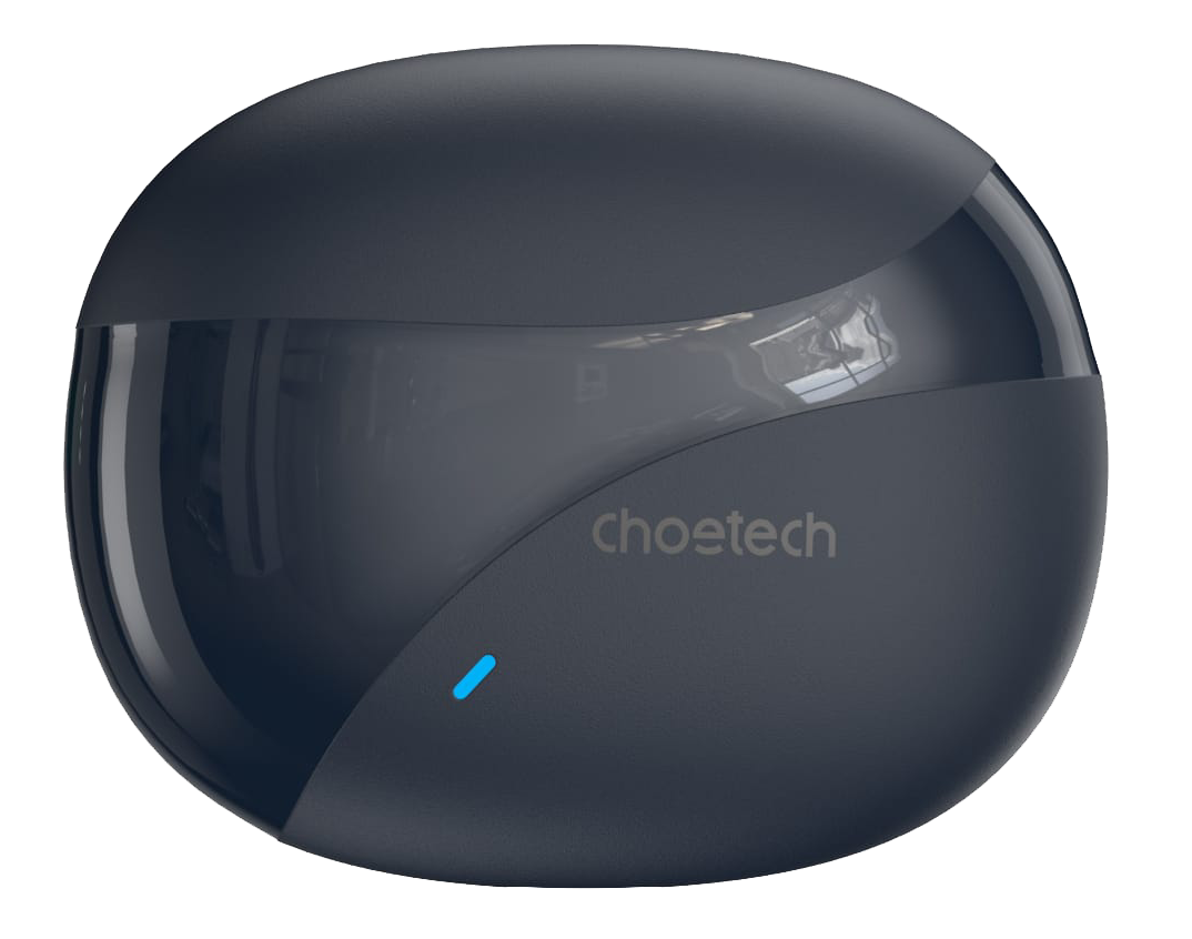 سماعة Choetech TWS لاسلكية ، بلوتوث 5.3 ، بطارية 300 مللي أمبير ، شحن سريع ، أسود ، BH-T24-DBE