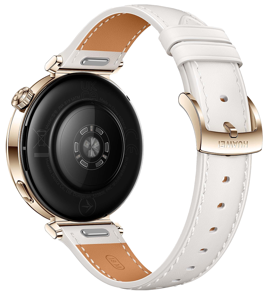 Huawei Watch GT 5 , 41 Mm , AMOLED , Bluetooth , Water-Resistant , White Composite Leather Strap , JNA-B19