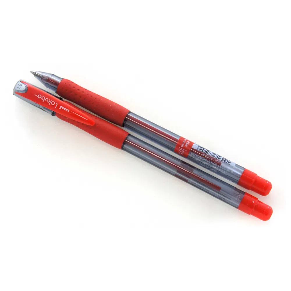 قلم حبر جاف يوني، 1 ملم، أحمر، SG100