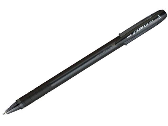 قلم حبر جاف يوني، 1 ملم، أسود، SX101