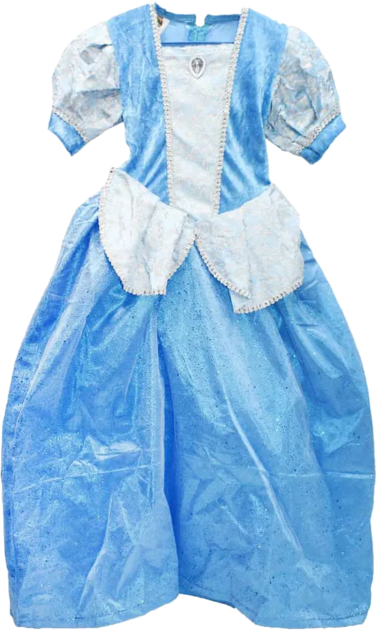 El Malika We Almir Cosplay Costume Cinderella, Size L, Blue Color