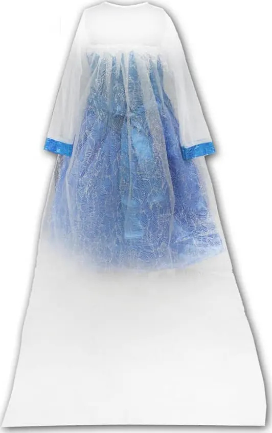 El Malika We Almir Cosplay Costume Elsa, Size XS, Blue Color