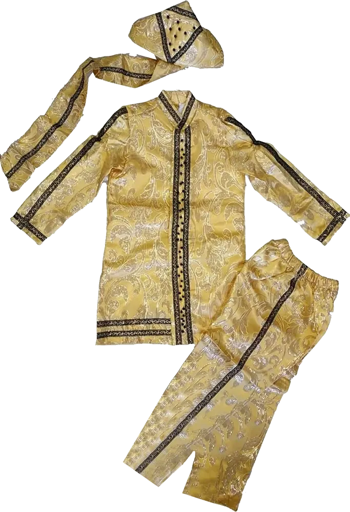 El Malika We Almir Cosplay Costume Indian, Size S, Gold