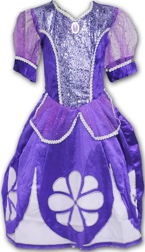 El Malika We Almir Cosplay Costume Sofia, Size M, Purple