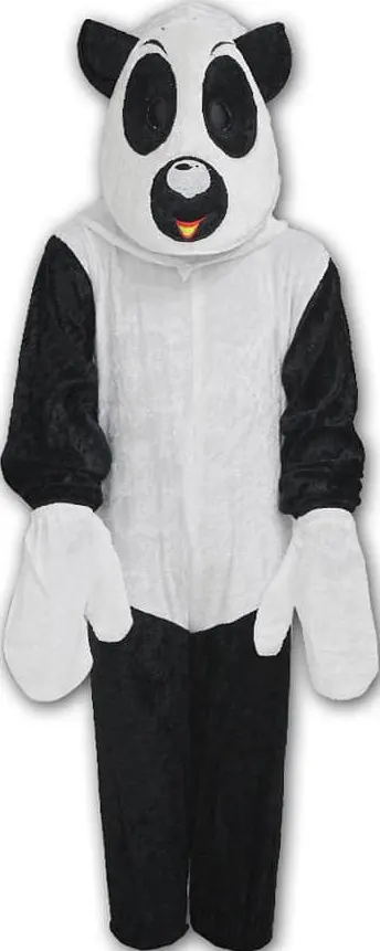 El Malika We Almir Cosplay Costume Panda, Size S, White*Black