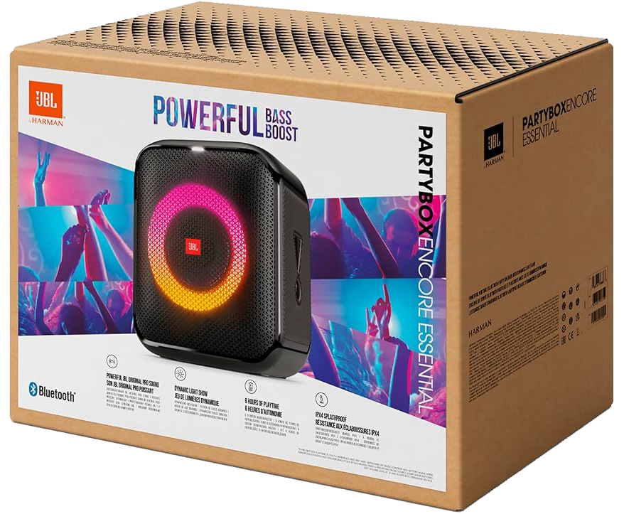 JBL Party Box Encore , Portable Wireless Speaker, Bluetooth , RGB Lights , Black , JBLPBENCORE1MICUK