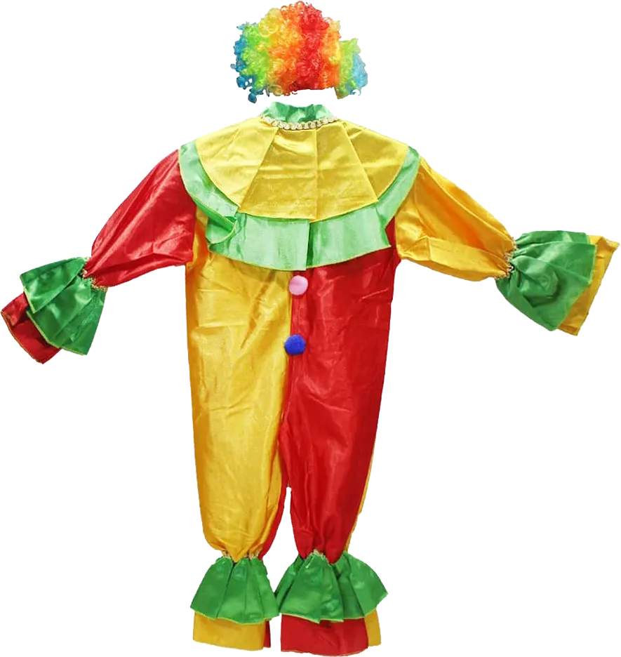 El Malika We Almir Cosplay Costume Clown, Size S, Multi-color