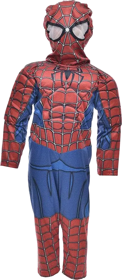 El Malika We Almir Cosplay Costume Spiderman, Size L, Blue*Red