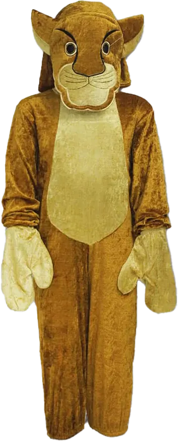 El Malika We Almir Cosplay Costume Simba the Lion, Size XS, Brown