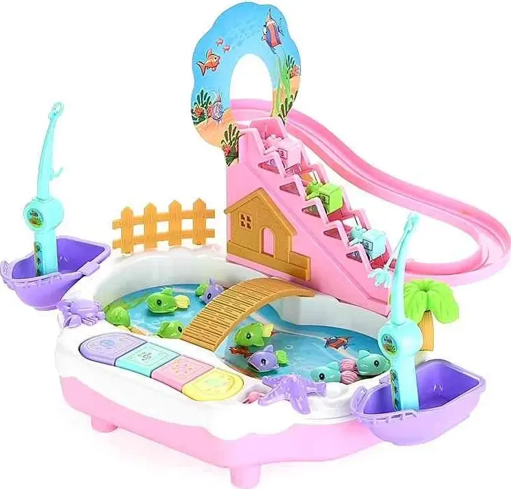 Kids Fishing and Amusement Park Game, Multi-Color, Model 9941