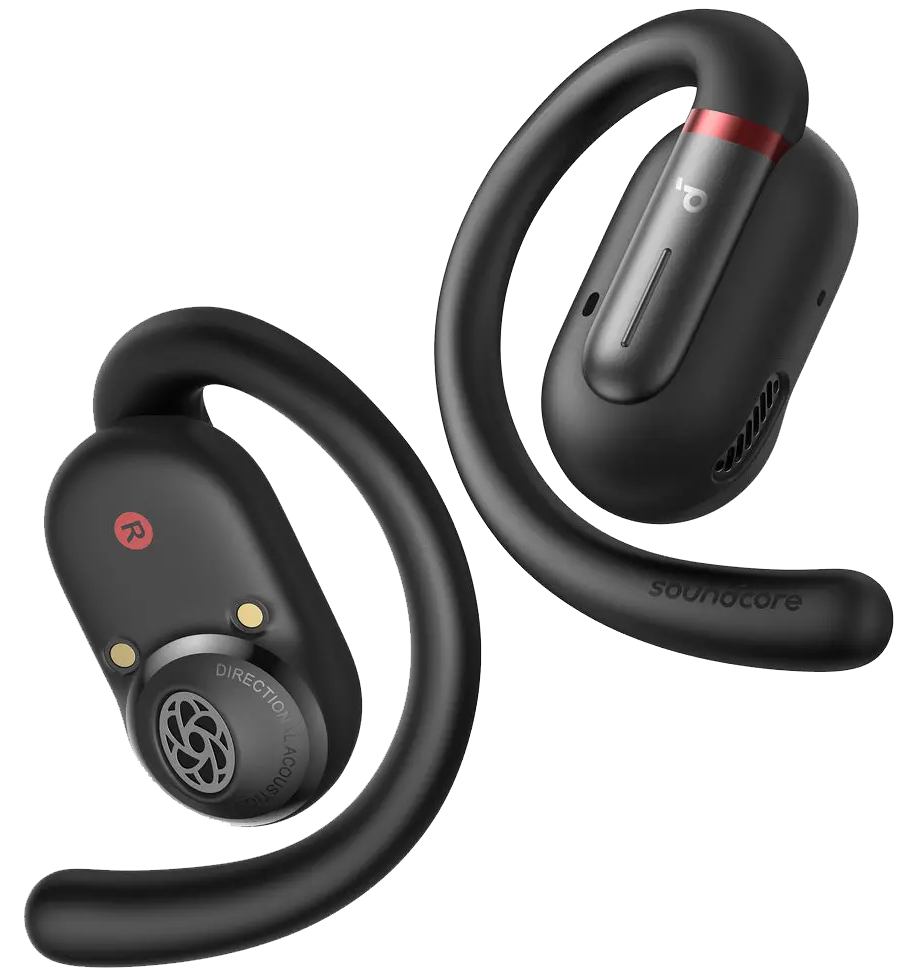 سماعات أذن مفتوحة من أنكر Sound Core V30I اللاسلكية ، بلوتوث ، مقاومة للماء ، تقليل الضوضاء ، أسود ، A3873H11