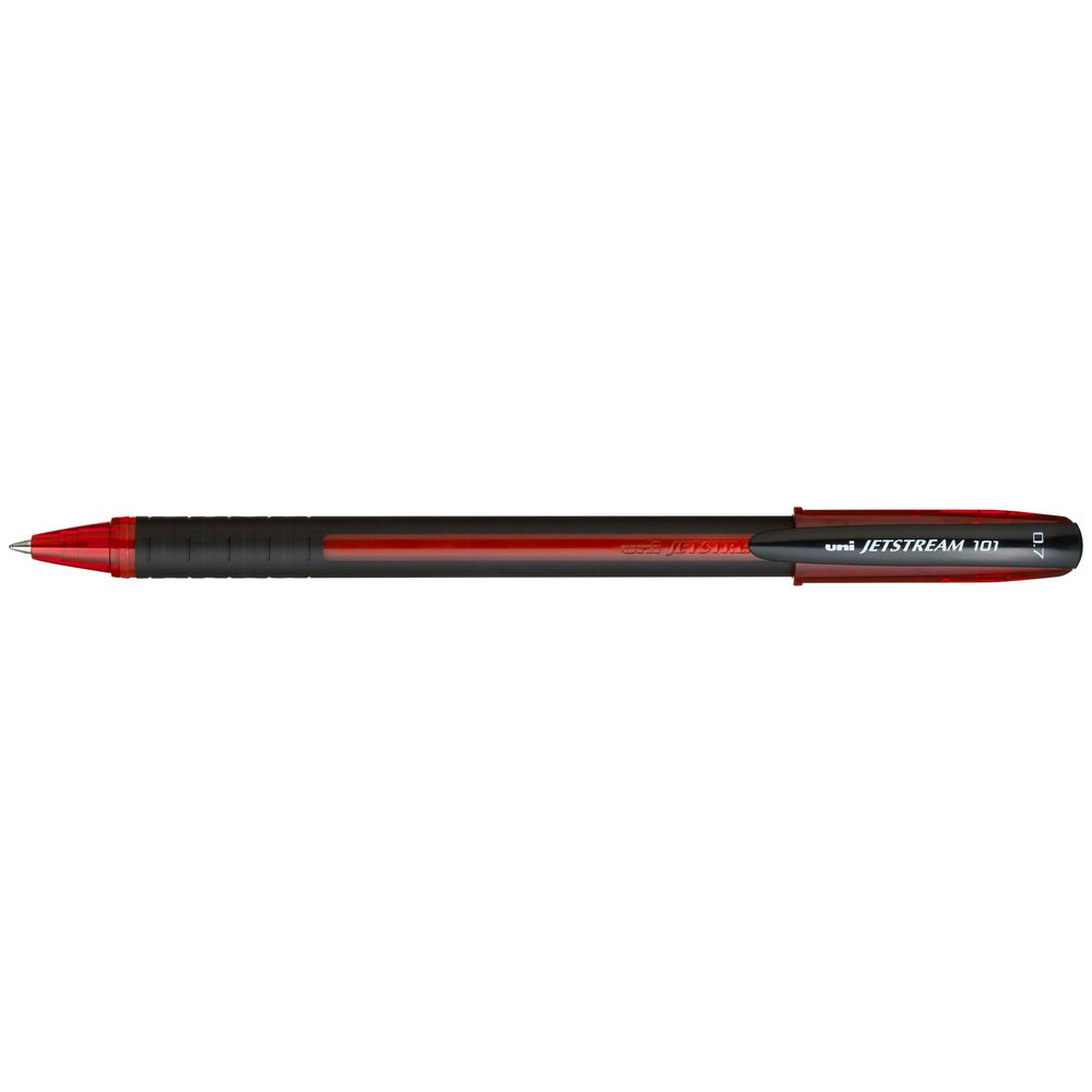 قلم حبر جاف يوني، 1 ملم، أحمر، Sx-101