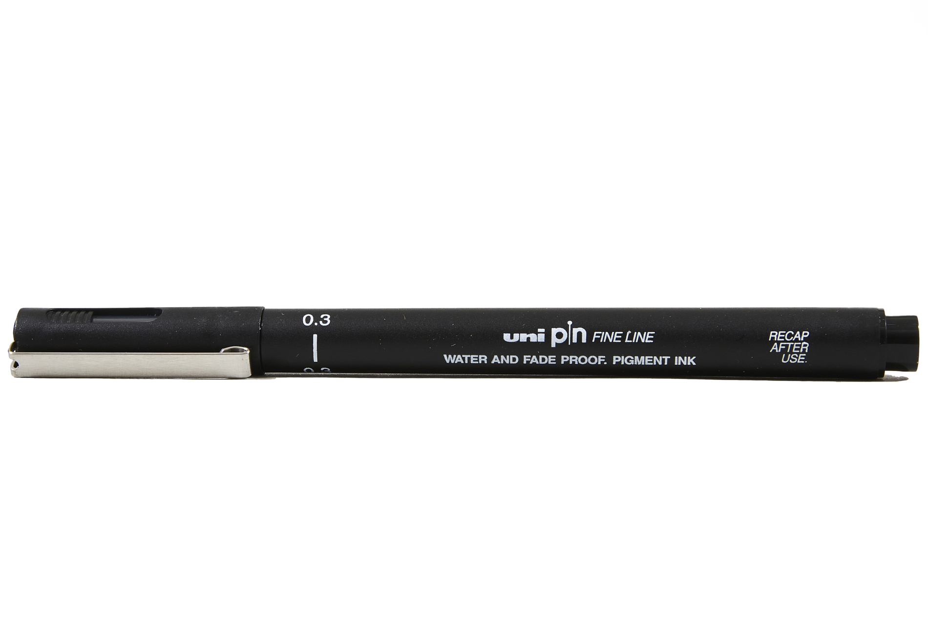 قلم حبر سايل يوني بول، 3 ملم، سن ريشة، أسود، Pin.200