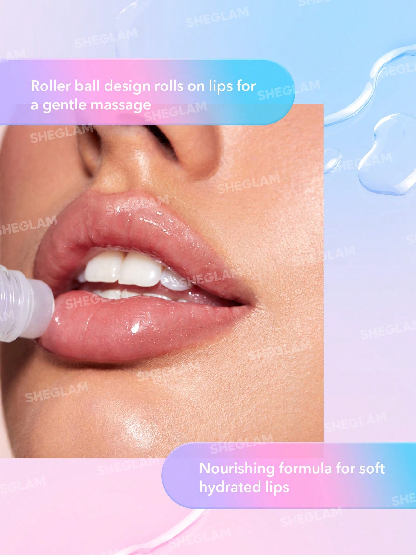 SHEGLAM GOOD TIMES ROLL BALL LIP OIL, LIFE IS A PARTY