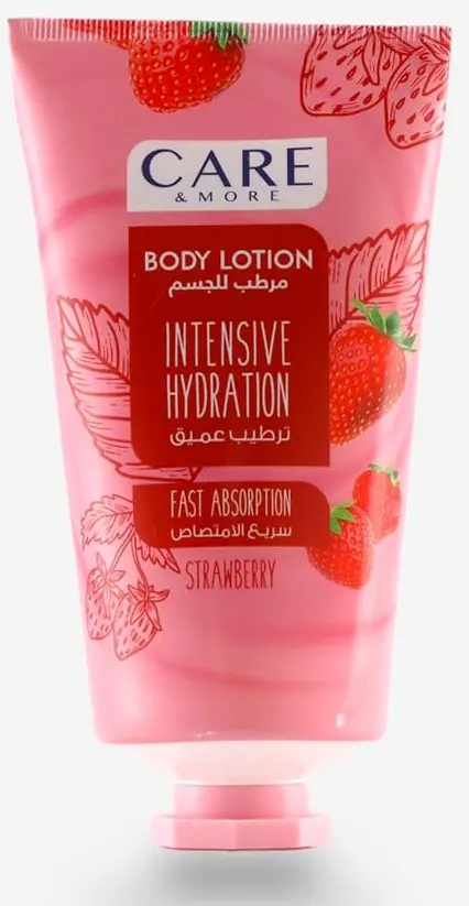 Care & More Body Lotion strawberry, 150 ml.