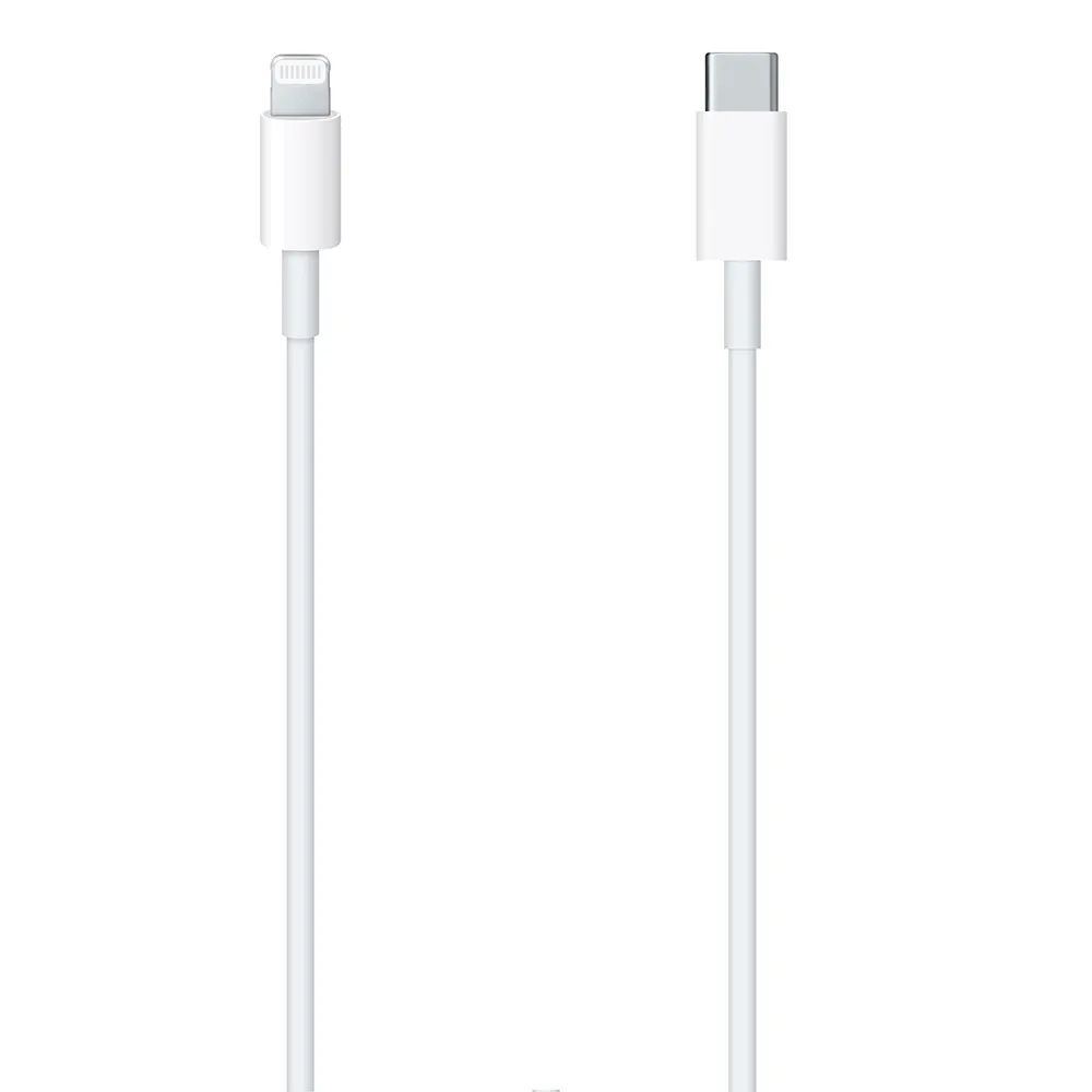 كابل شحن سريع من ابل ، USB-C إلى Lightning ، كابل أوريجينال  1 متر ، أبيض ، OR MUQ93ZM-A