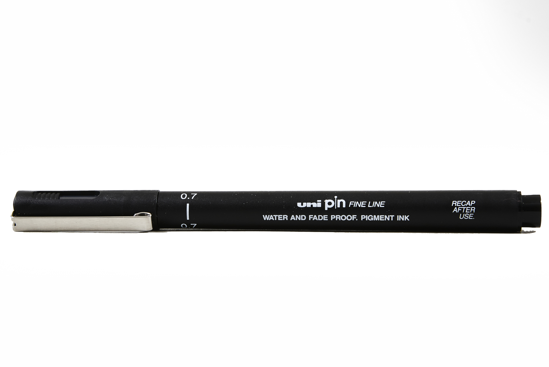 Uniball Rollerball pen, 7 mm, Fine pen, Black, PIN200