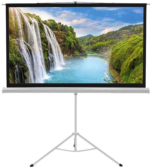 شاشة عرض بروجكتر هاي أوبتيك ، مقاس 200 * 200 سم ، شاشة مع حامل ثلاثى ، T-200