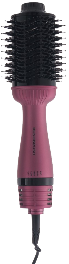 Rush Brush V3 PRO hair brush for drying hair , 1400 watts - Raspberry