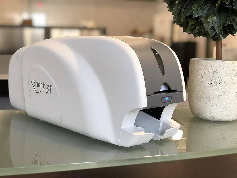 IDP ID Card Printer Color & Mono Printing, USB, White, SMART-31D