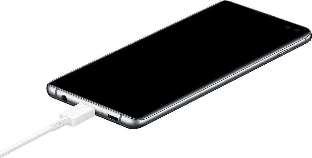 شاحن سامسونج فائق السرعة، 25 وات، كابل USB-C إلى USB-C، أبيض، EP-TA800NWEGEU