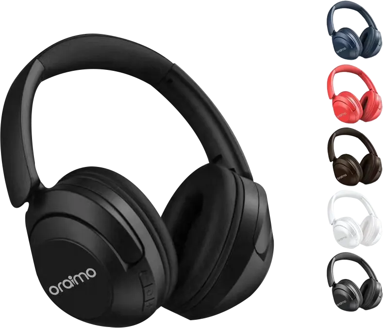 Oraimo Wireless Headphone, Rechargeable, SD Card Slot, Multi-Color